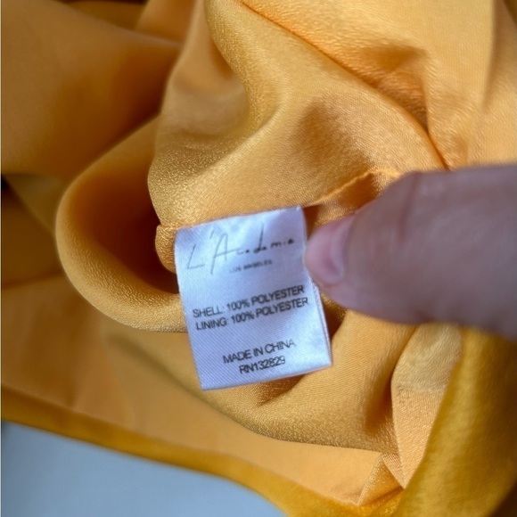 L'ACADEMIE revolve The Gretta Dress in Mustard Yellow - Picture 3 of 7